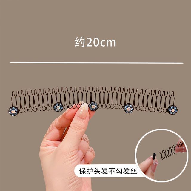 Acrylic Alloy Hair Comb (Various Designs)