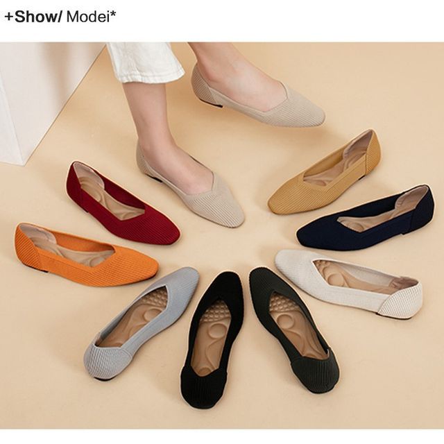 Knit Flats Pointy