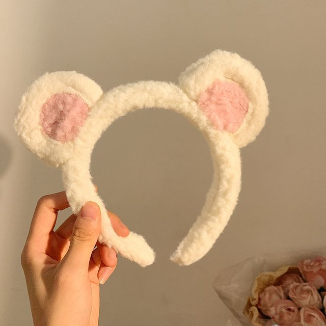 Headband Chenille Ear Cat