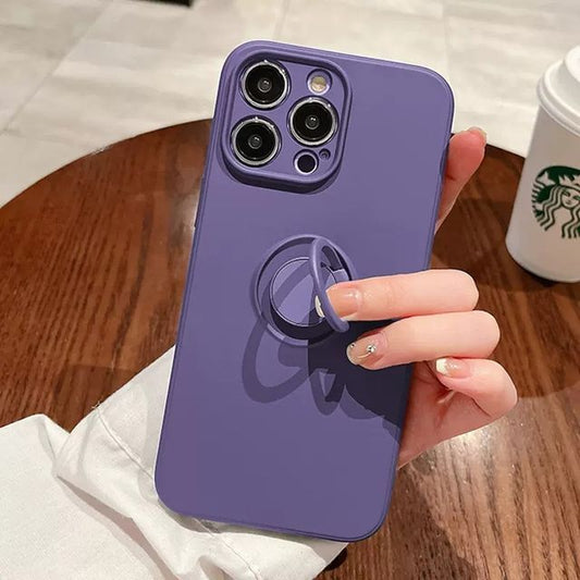Phone Ring Plain Stand Case