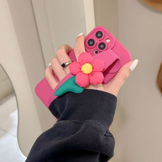 Phone Case Floral Strap