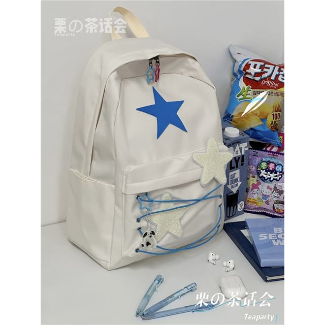 Star Pattern Backpack / Bag Charm / Set