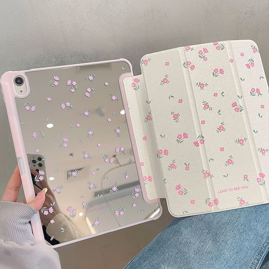Floral Case Mirrored iPad