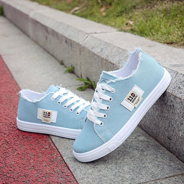 Fray Canvas Sneakers