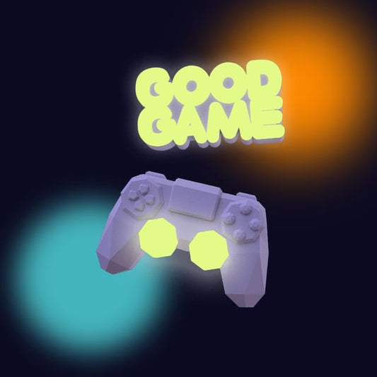 Ear Earring Drop Cuff Asymmetrical Clip-On Lettering / Gamepad