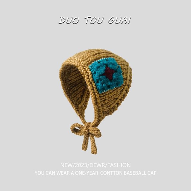 Earmuffs Patchwork Knit