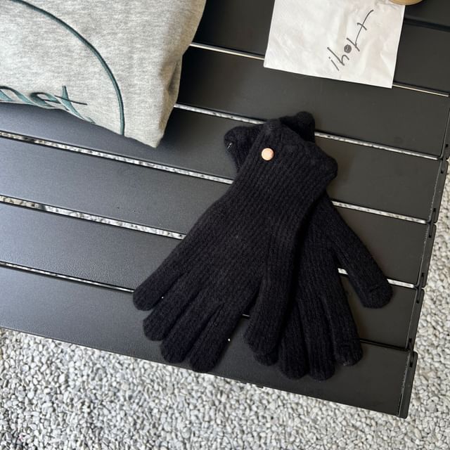 Gloves Knit Plain