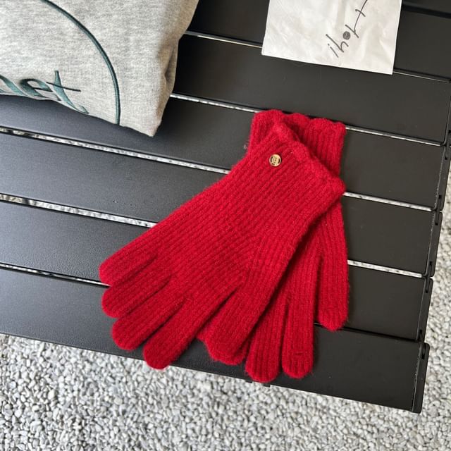 Gloves Knit Plain