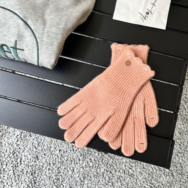Gloves Knit Plain