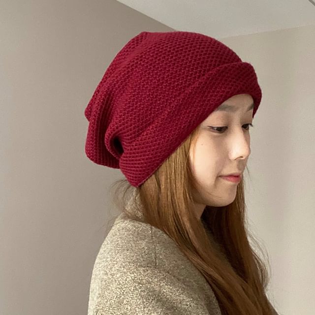 Multi-Way Beanie / Plain Scarf Knit