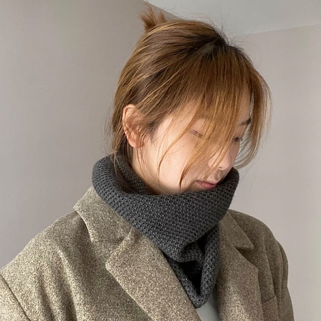 Multi-Way Beanie / Plain Scarf Knit