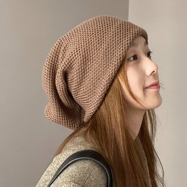 Multi-Way Beanie / Plain Scarf Knit