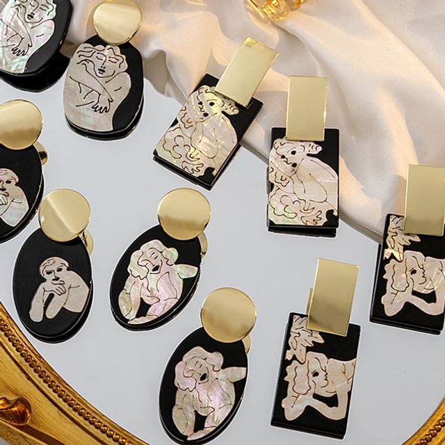 Cartoon Acrylic Drop Earring