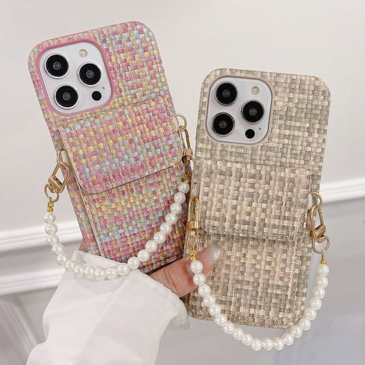 Faux Phone Case Pearl Fabric