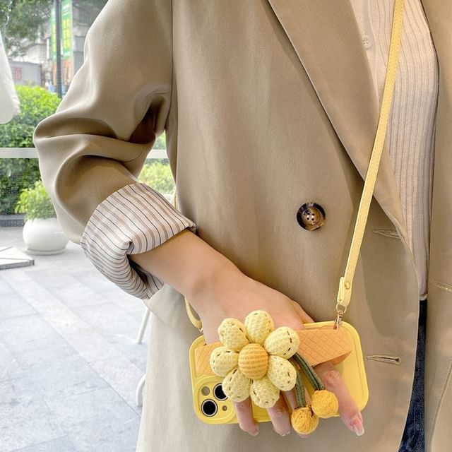 Phone Floral Case Strap