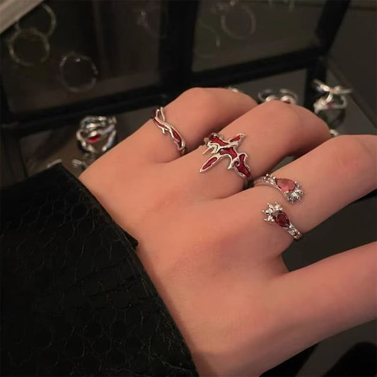 Ring Open Gemstone Irregular