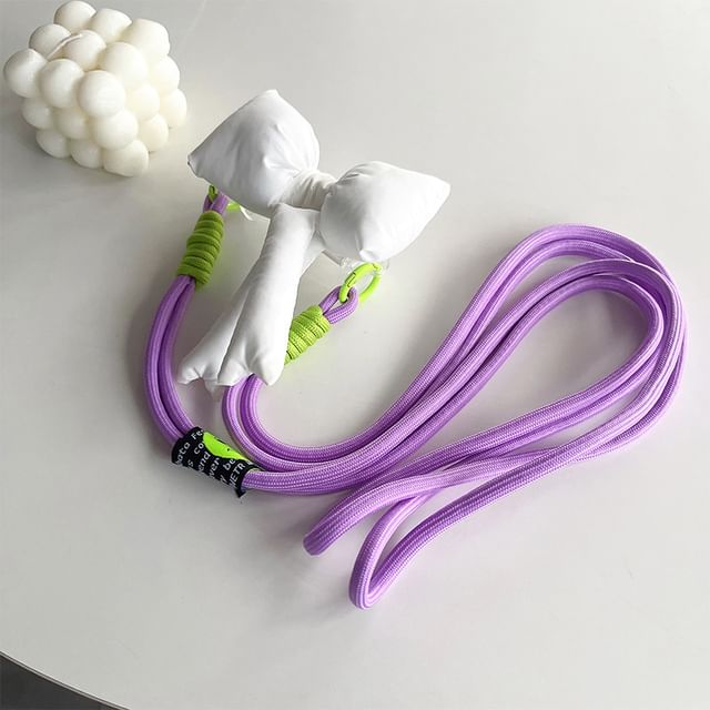 Bow Padded Clip On Phone Lanyard