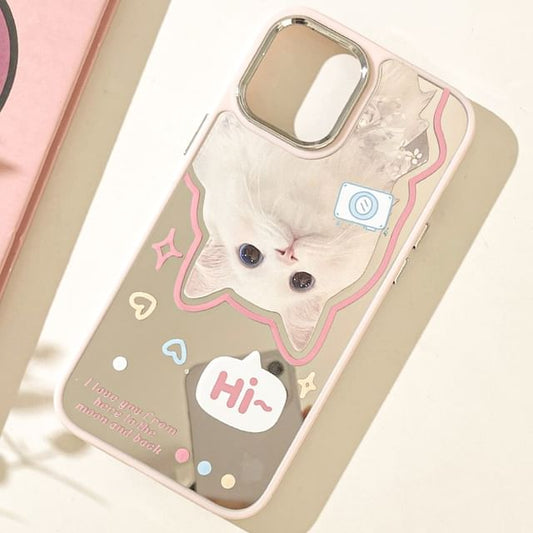 Case Mirrored Phone Cat