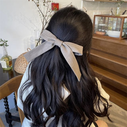 Hair Clip Bow Fabric