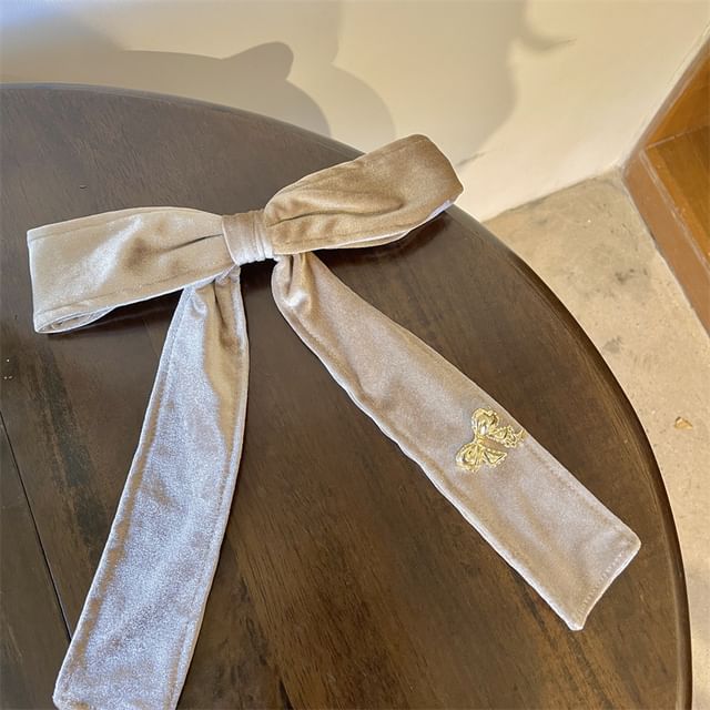 Clip Bow Hair Velvet