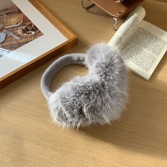 Fluffy Plain Earmuffs