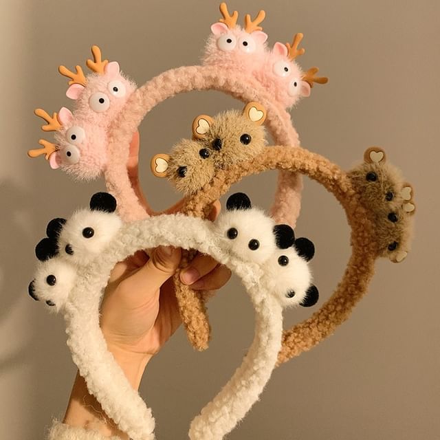 Chenille Headband Animal