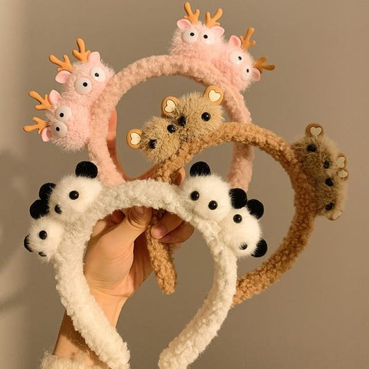 Chenille Headband Animal