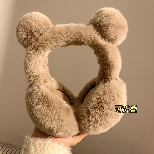 Bear Earmuffs Ear Chenille