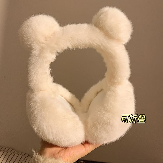 Bear Earmuffs Ear Chenille