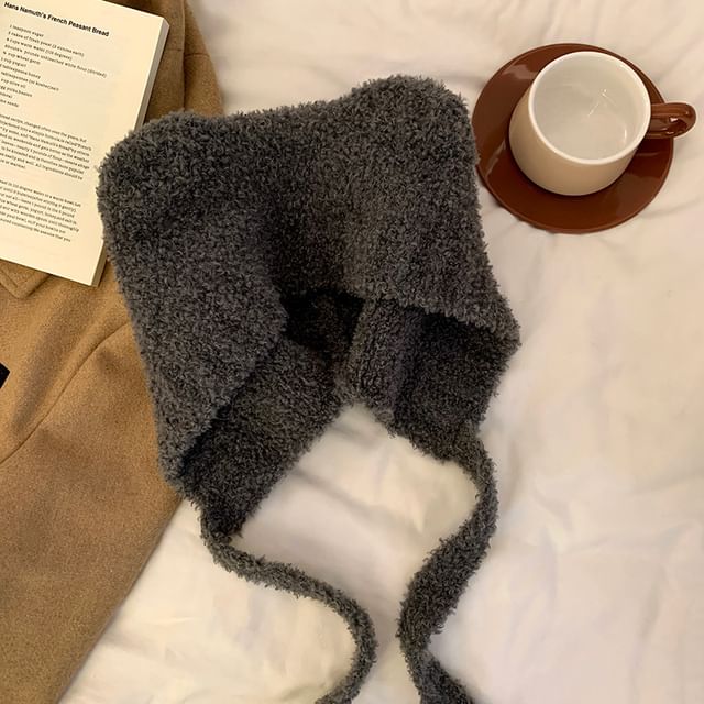 Hat Bonnet Chenille Bear Ear