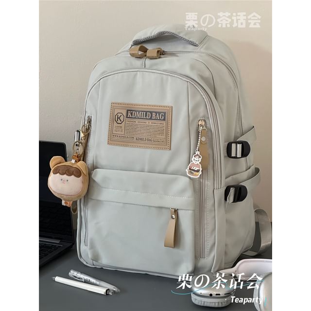 Lettering Label Applique Laptop Backpack / Charm / Set