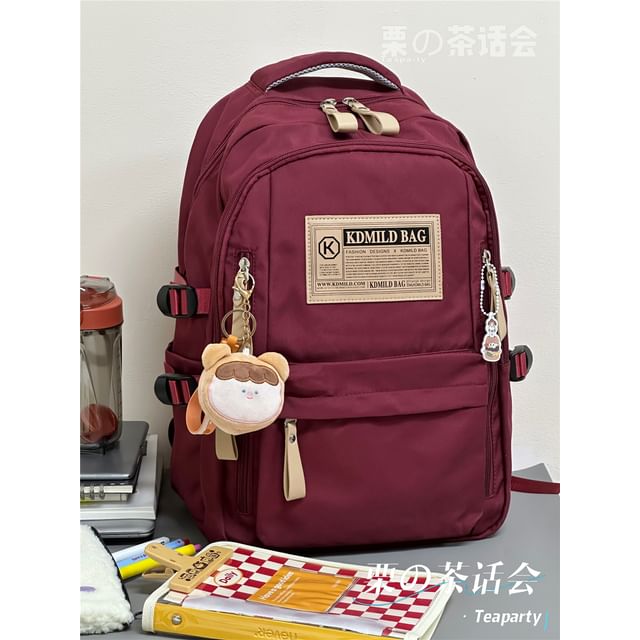 Lettering Label Applique Laptop Backpack / Charm / Set