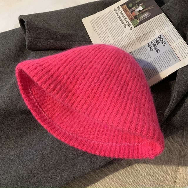 Knit Cloche Hat Plain