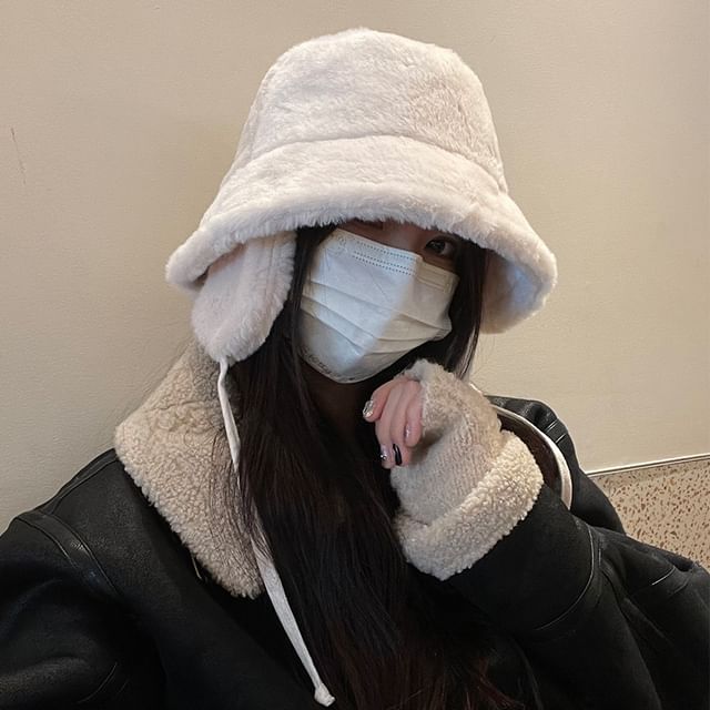 Hat Plain Fleece Bucket
