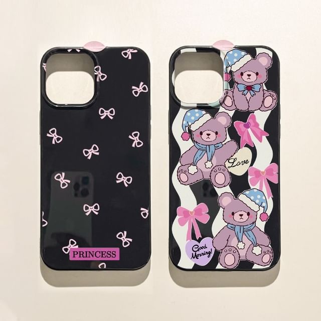 / Phone Bow Bear Case