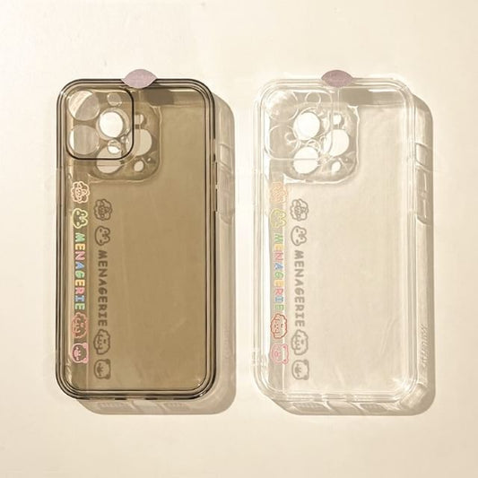 Animal Lettering Case Phone