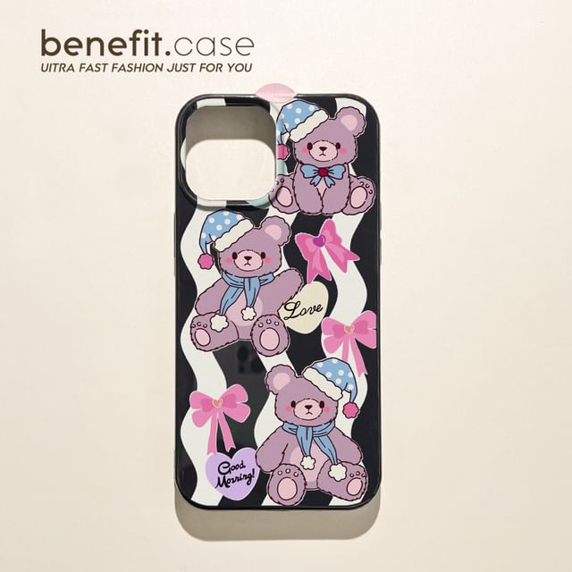 / Phone Bow Bear Case