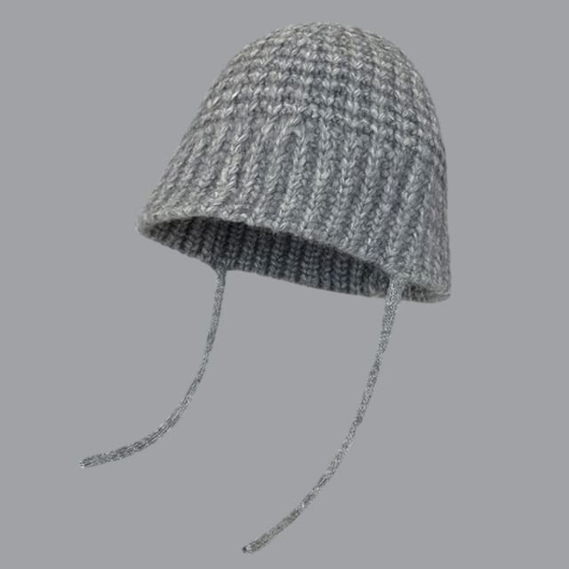 Plain Knit Bucket Hat