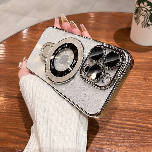 Glitter Case Phone Stand Ring