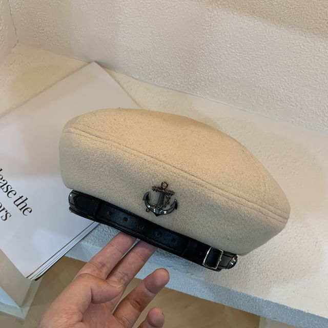 Anchor Accent Beret