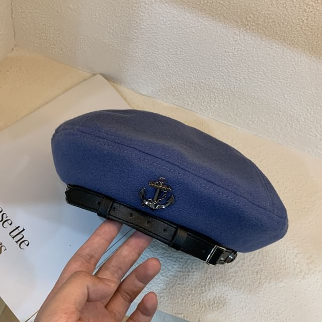 Anchor Accent Beret