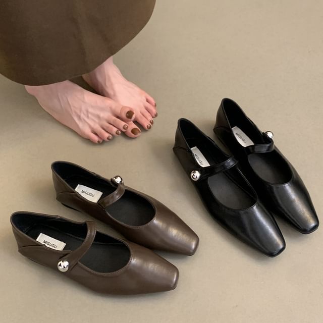 Flats Square Toe Mary Jane