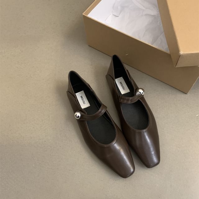 Flats Square Toe Mary Jane