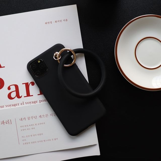 Plain Case Charm Phone Hoop