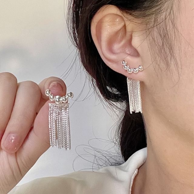 Jacket Fringed Ear Beaded