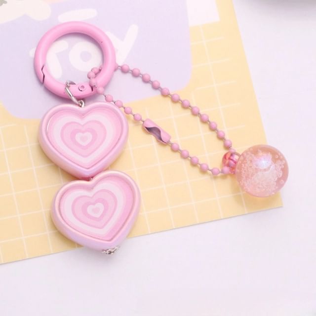 Heart Bag Charm Keyring