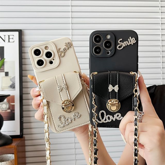 Lettering Holder Case Phone Card