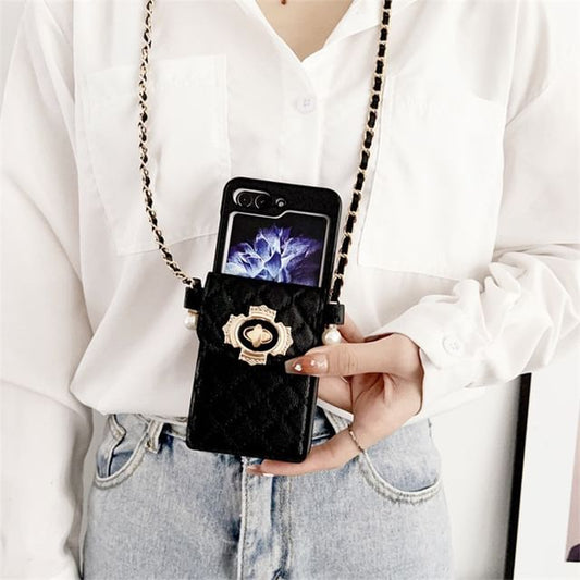 Holder Phone Card Lanyard Case