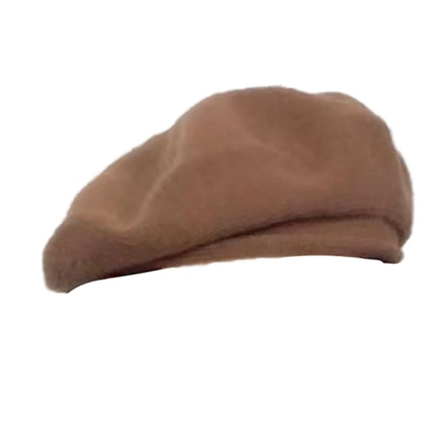 Knit Beret Plain