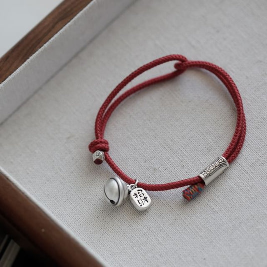 String Bell Bracelet Silver